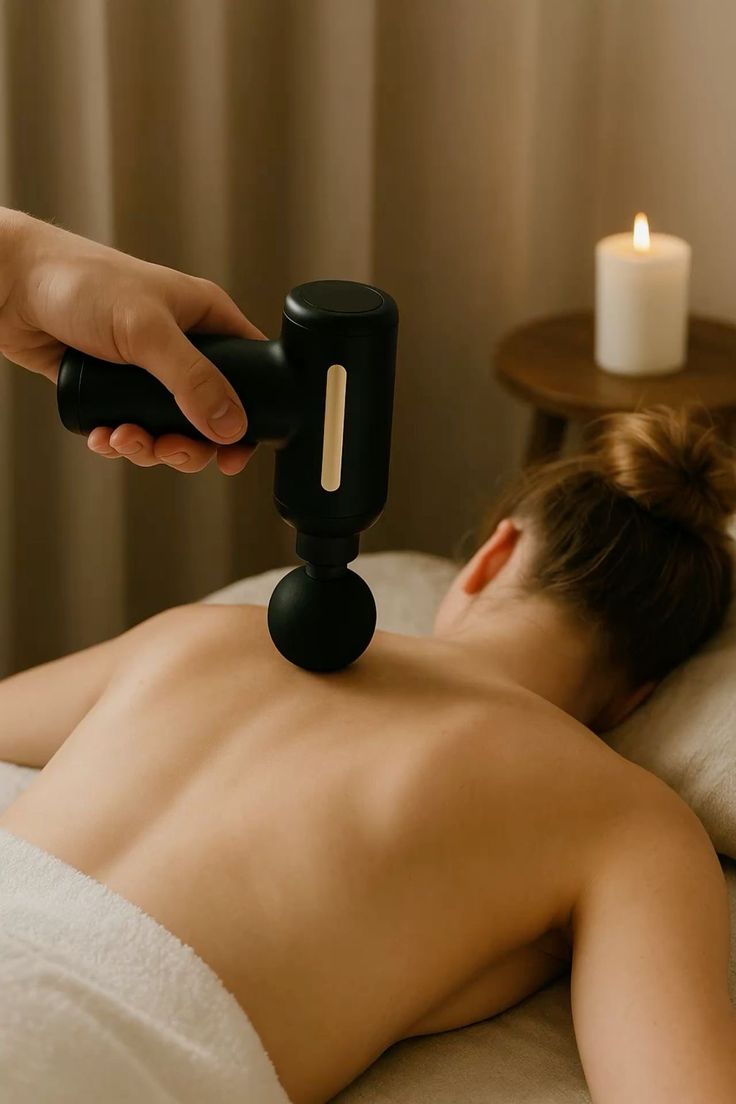 Relief Massage Gun Full Body Pain Therapy for Men & Women Rechargeable & Silent Power